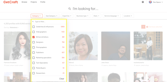 Browse other creator